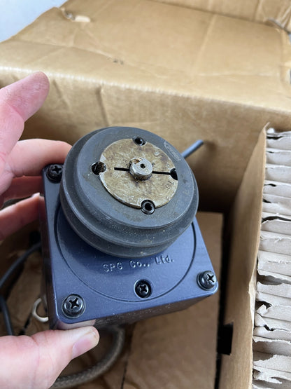 SPG S8I25GT-TCE Induction Motor 25W 220V 50/60Hz With IBC VVX 25W 75rpm New