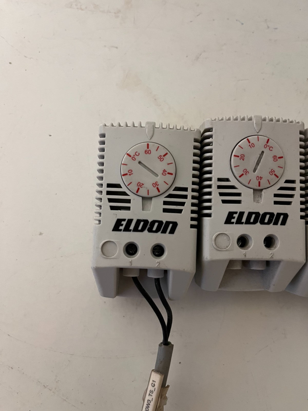 Lot 3x Eldon Enclosure Thermostat 0–60°C Cabinet Temperature Controller Used
