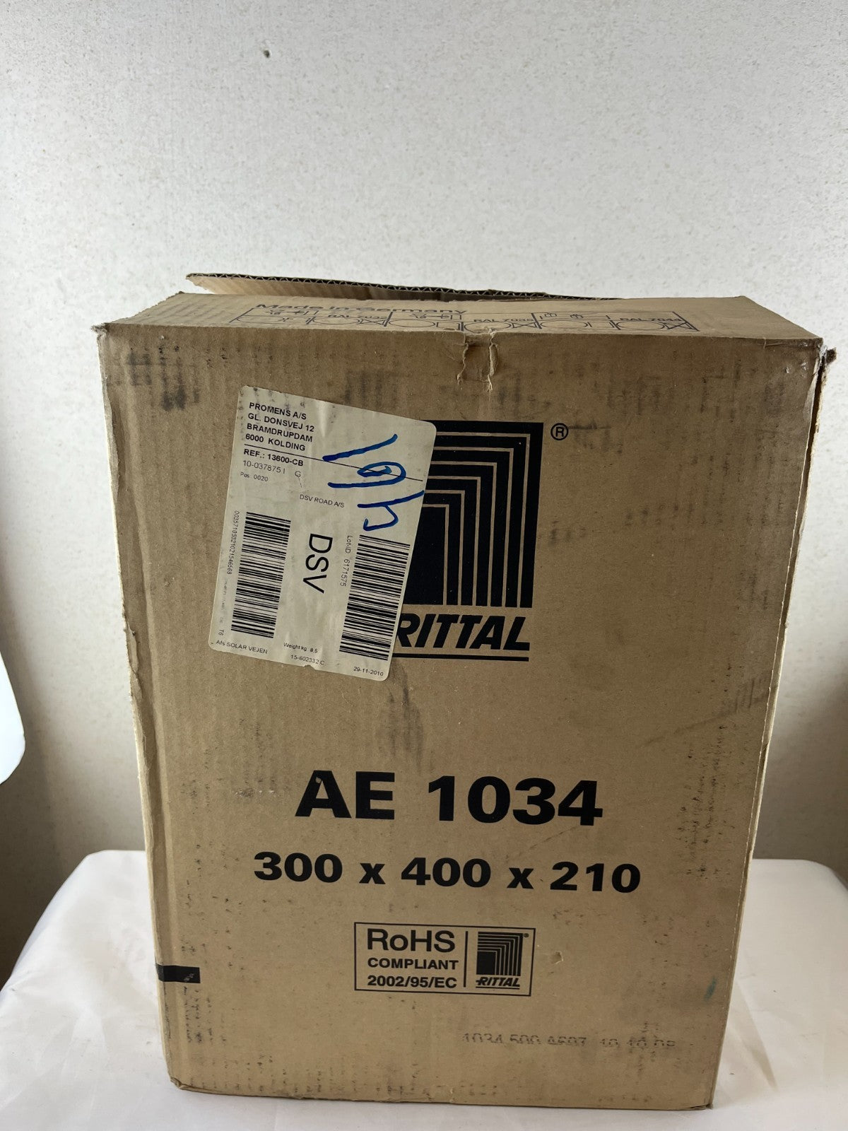 Rittal AE 1034 NEW Steel Enclosure Cabinet 300x400x210mm IP66 Wall Mount