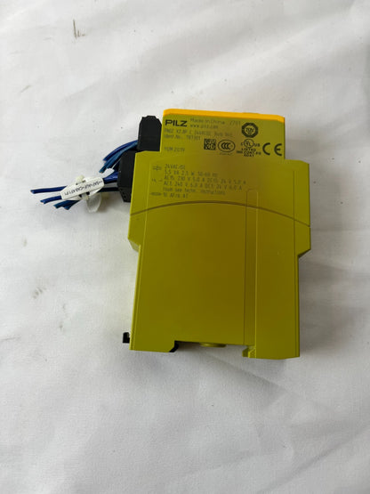 Pilz 787301 PNOZ X2.8P Safety Relay 24VAC/DC E-Stop 3n/o 1n/c Used Working Spare