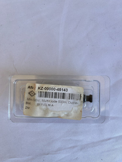 KTI SFP-GLM-A Mini-GBIC 1000Base-SX Multimode 850nm LC 500m New Unused