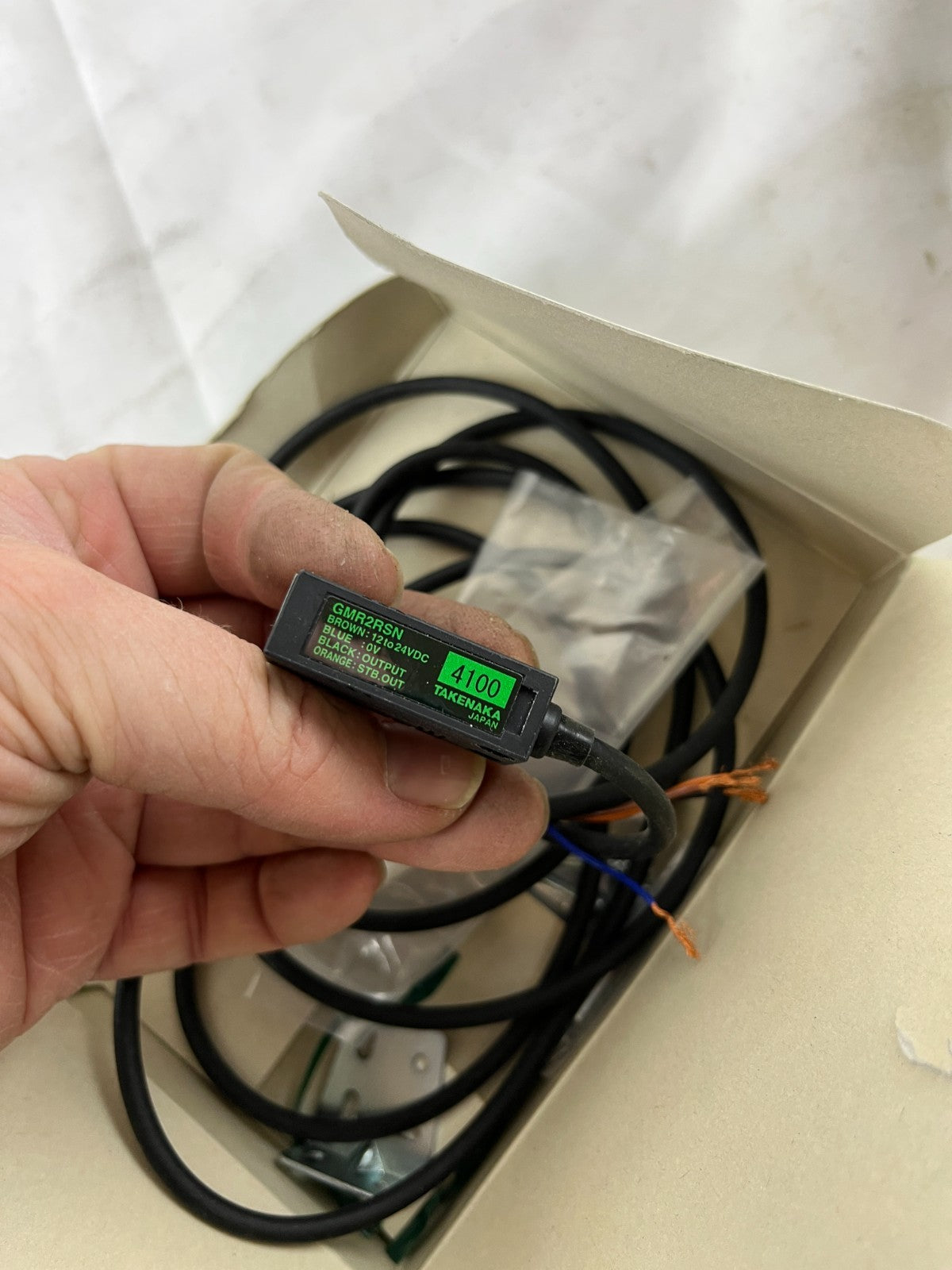 Takenaka GMR2RSN Photoelectric Sensor 12-24VDC Amplifier Unit New in Box