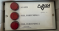 DISA NFUA 2 Ventilation Alarm Panel 3 Red Lamps New Spare Unit Danish