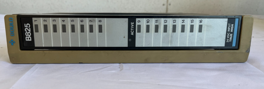 Gould Modicon AS-B825-016 24VDC True High 16 Point Input Module Used