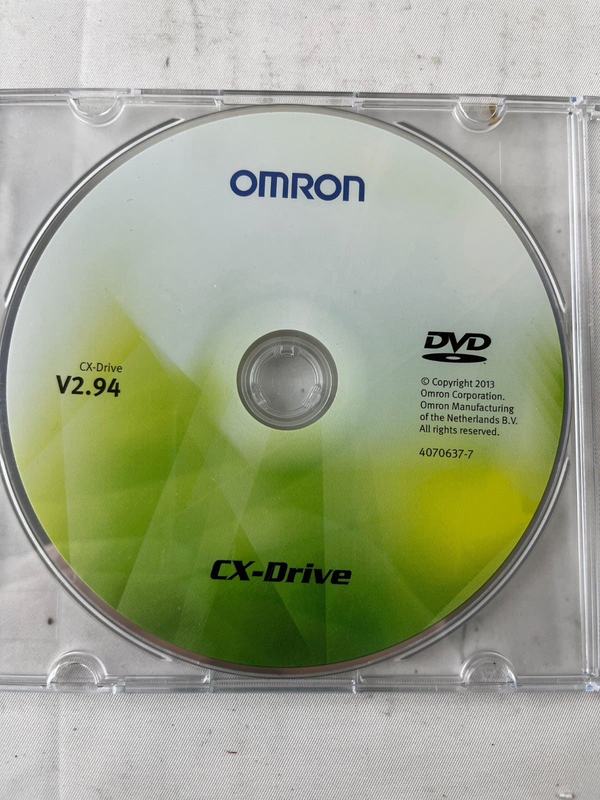 Omron CX-Drive V2.94 Configuration Software DVD for Inverters and Servos NOS