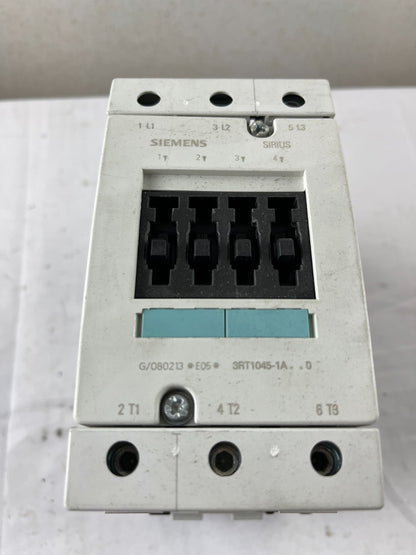 Siemens 3RT1045-1AP00 Sirius Power Contactor 3-Pole 80A AC-3 230V Coil Used