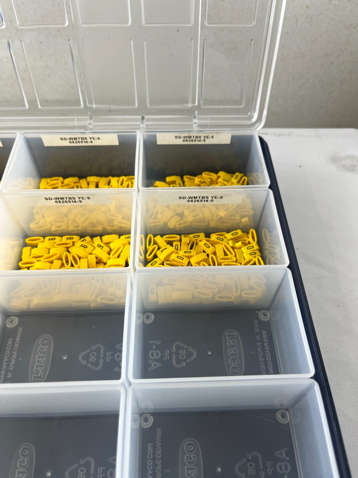 Phoenix Contact SD-WMTBS YE Marker Set Raaco Case New Unused Assortment