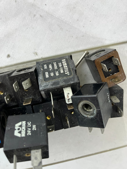 Solenoid Coil Lot Festo Numatics Huba 24VDC Mixed Industrial Used Spare Units