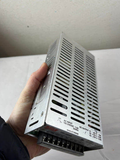 Mean Well TP-100B Triple Output Switching Power Supply 5V 10A 12V 4A -12V 0.6A
