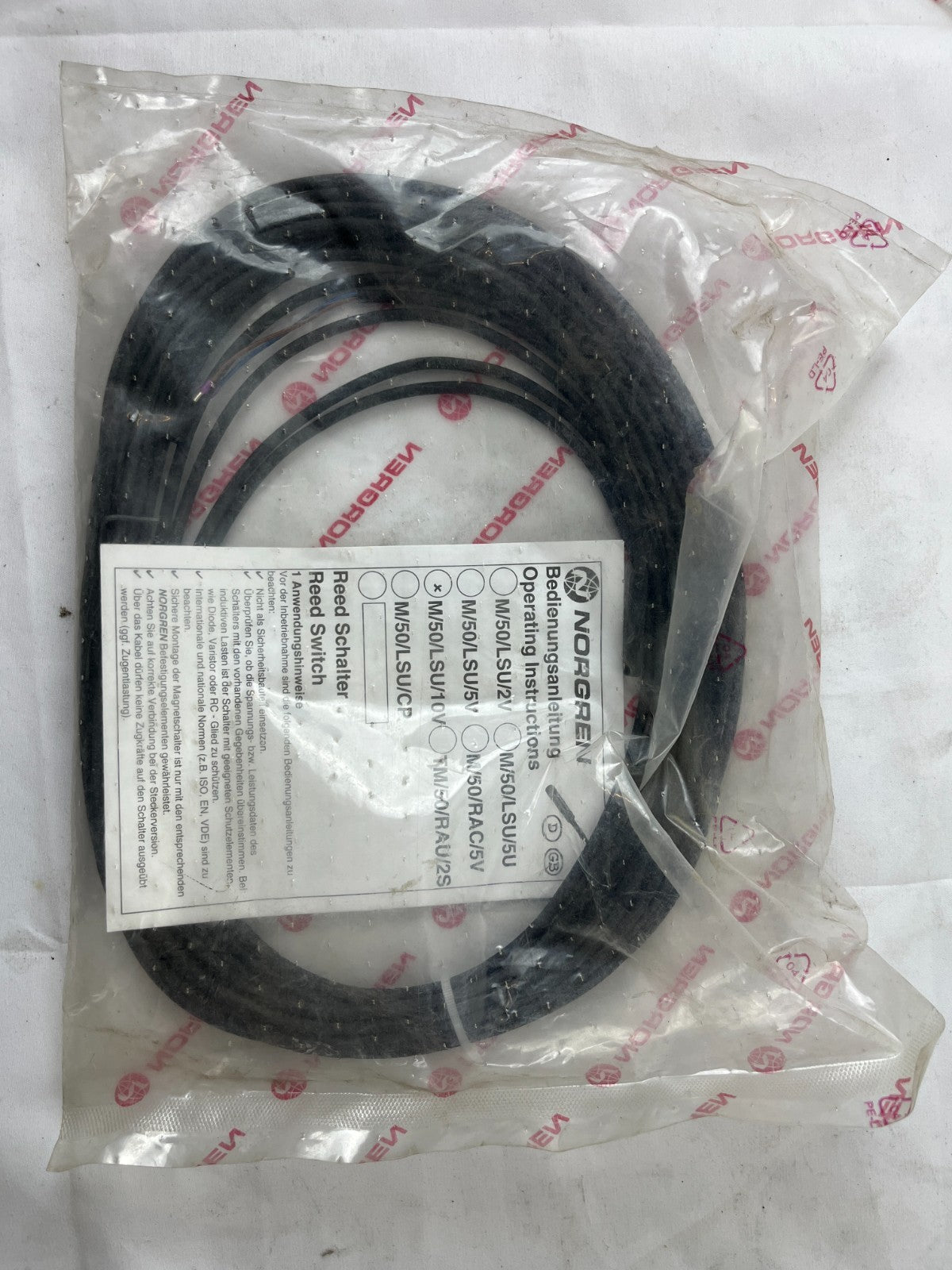 Norgren M/50/LSU/10V Reed Switch Sensor 10m Cable New In Original Packaging