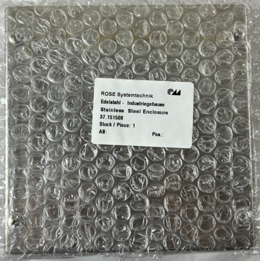 Rose Systemtechnik 37.151508 Stainless Steel Enclosure Junction Box New Unit