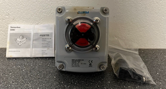 Festo SRBC-C4 Sensor Box with Position Indicator SRBC-CA3-YR90-MW-22A-1W-C2P20