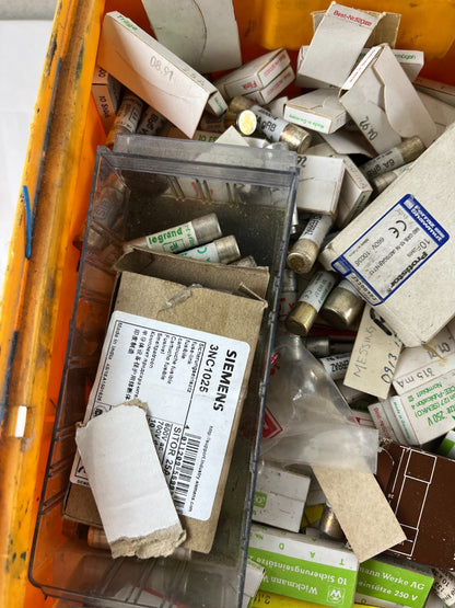 Mixed Brand 10x38 and 250V Cartridge Fuses Assorted Lot – Mostly New Spares