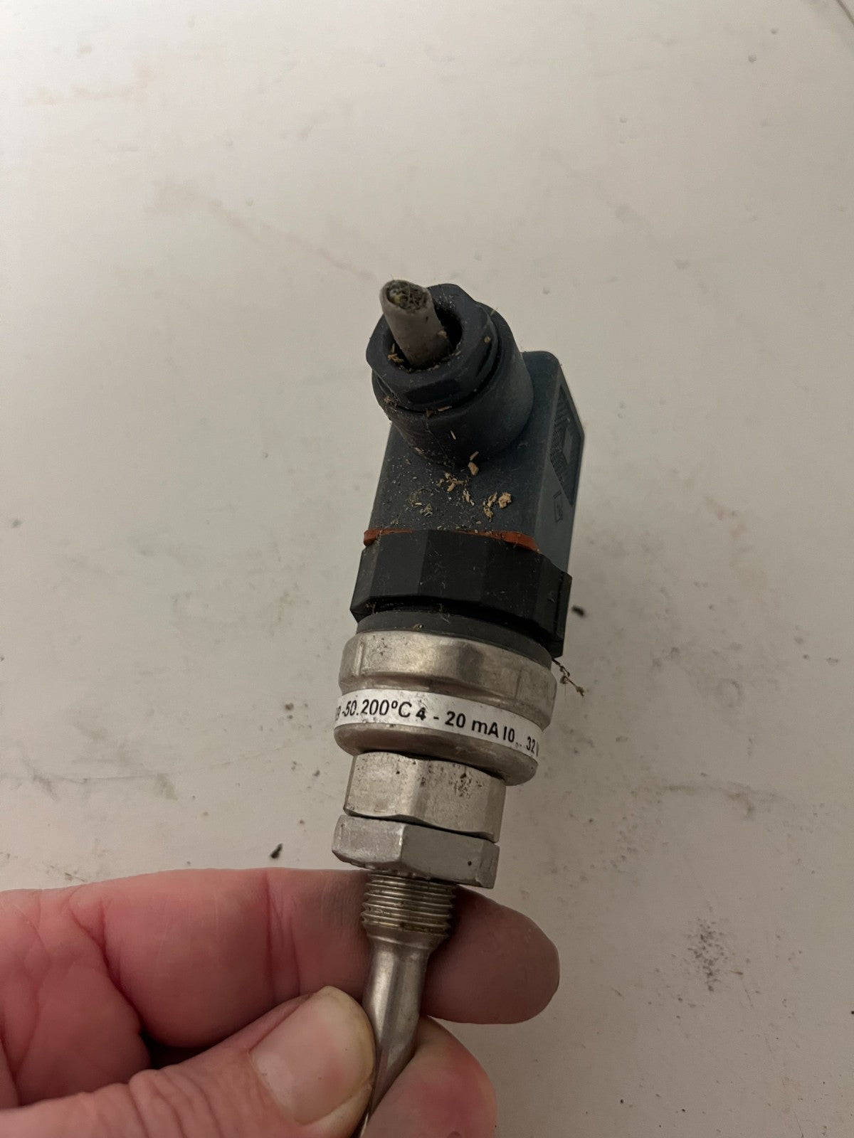 Danfoss MBT 3560 Temperature Sensor 084Z4059 -50°C to 200°C 4-20mA Pt1000, Used
