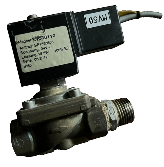 GSR Solenoid Valve 24V DC 18.5W 0–10 Bar G1/2 IP65 Industrial Automation Germany