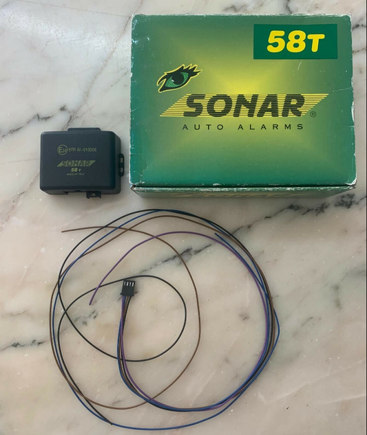 Sonar Auto Alarms 58t Made in Italy Car Alarm System