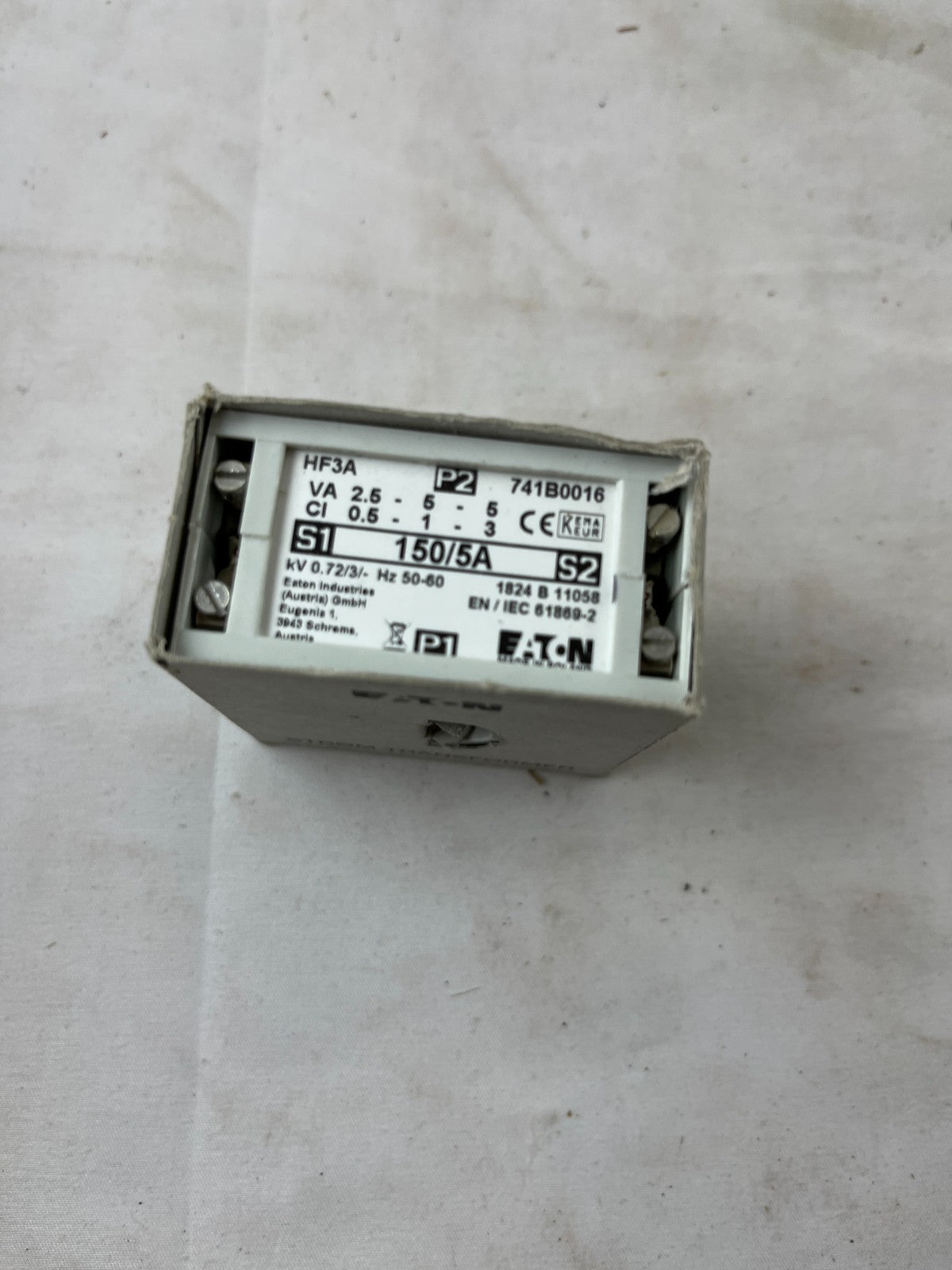 Eaton HF3A 741B0016 Current Transformer 150/5A 50/60Hz New in Box