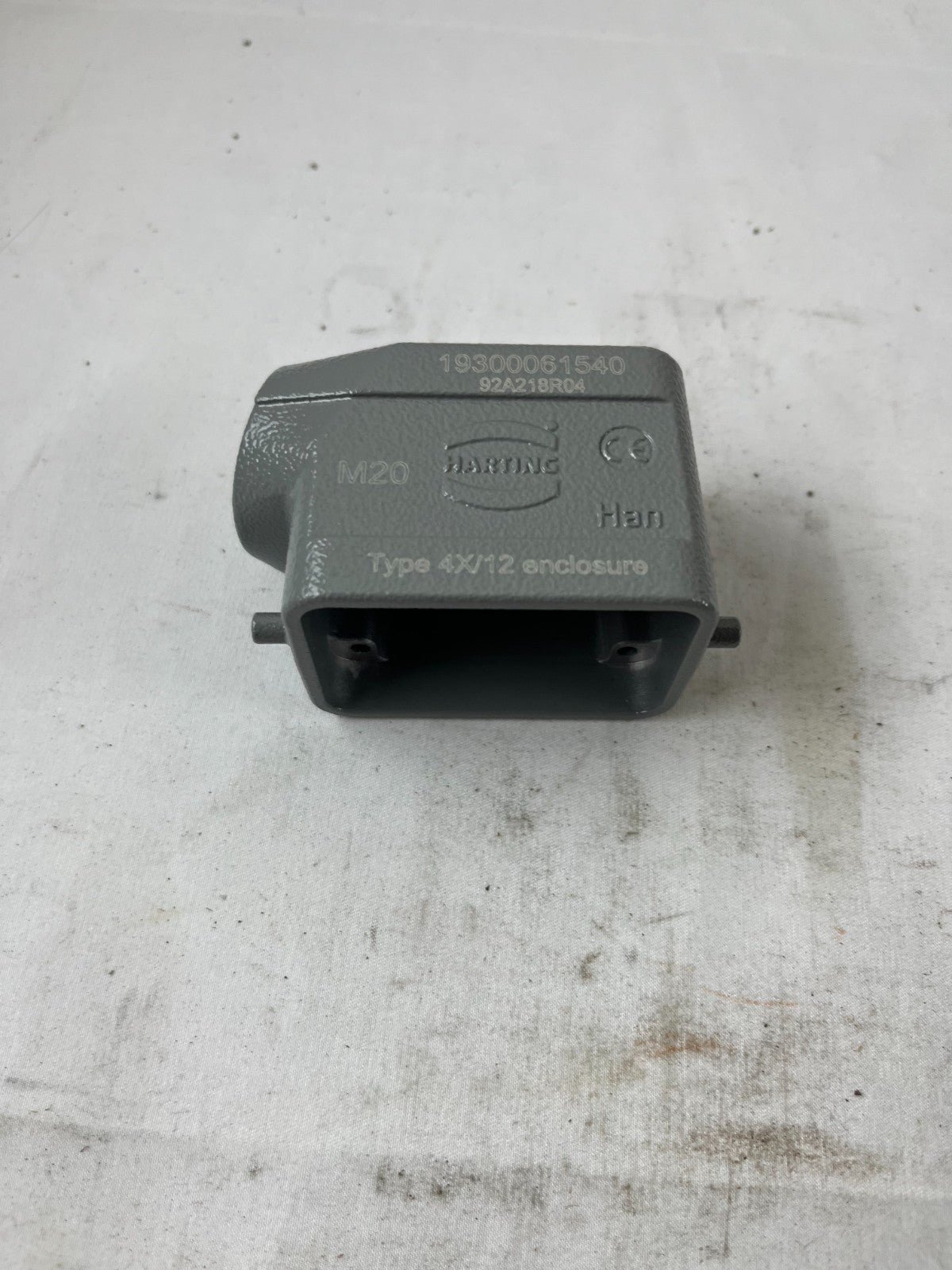 Harting Han 4X/12 Connector Hood M20 Side Entry 19300061540 New Spare Unit
