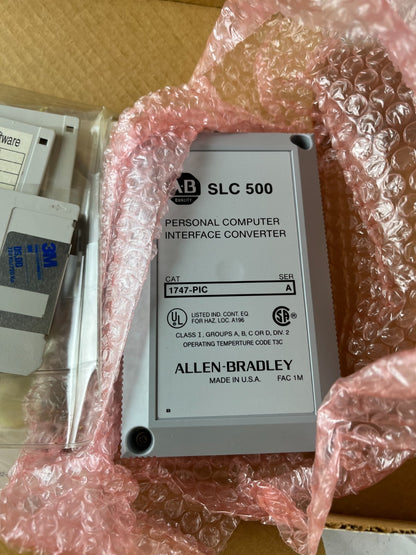 Allen-Bradley 1747-PIC SLC 500 RS-232 to DH-485 Interface Converter New