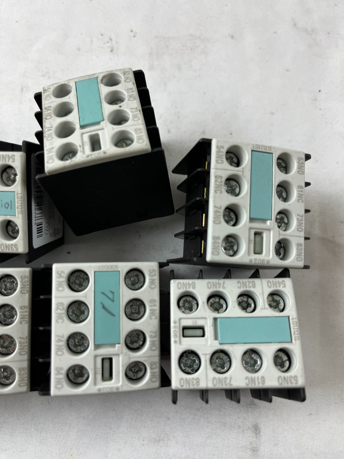 Siemens 3RH1911 Aux Contact Block 10A 240V IEC Used Lot 10 Mixed Models Spares