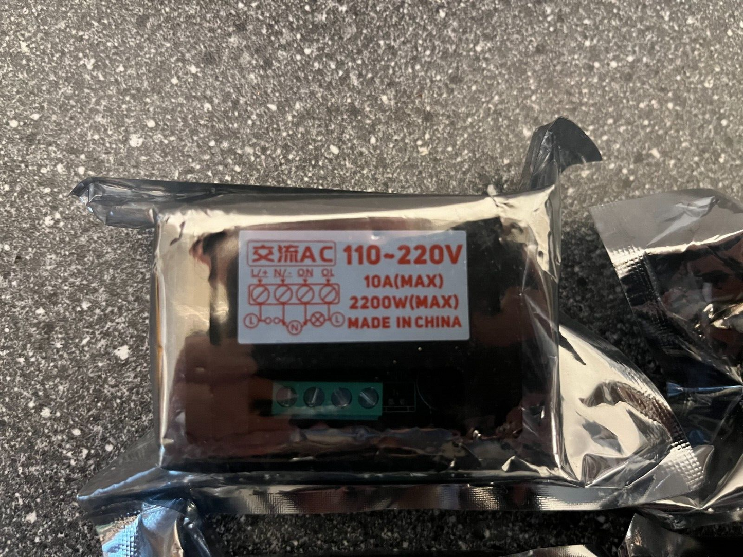 Lot of 4 Brand New Time Control Relay Modules AC 110-220V 100A Max, Sealed