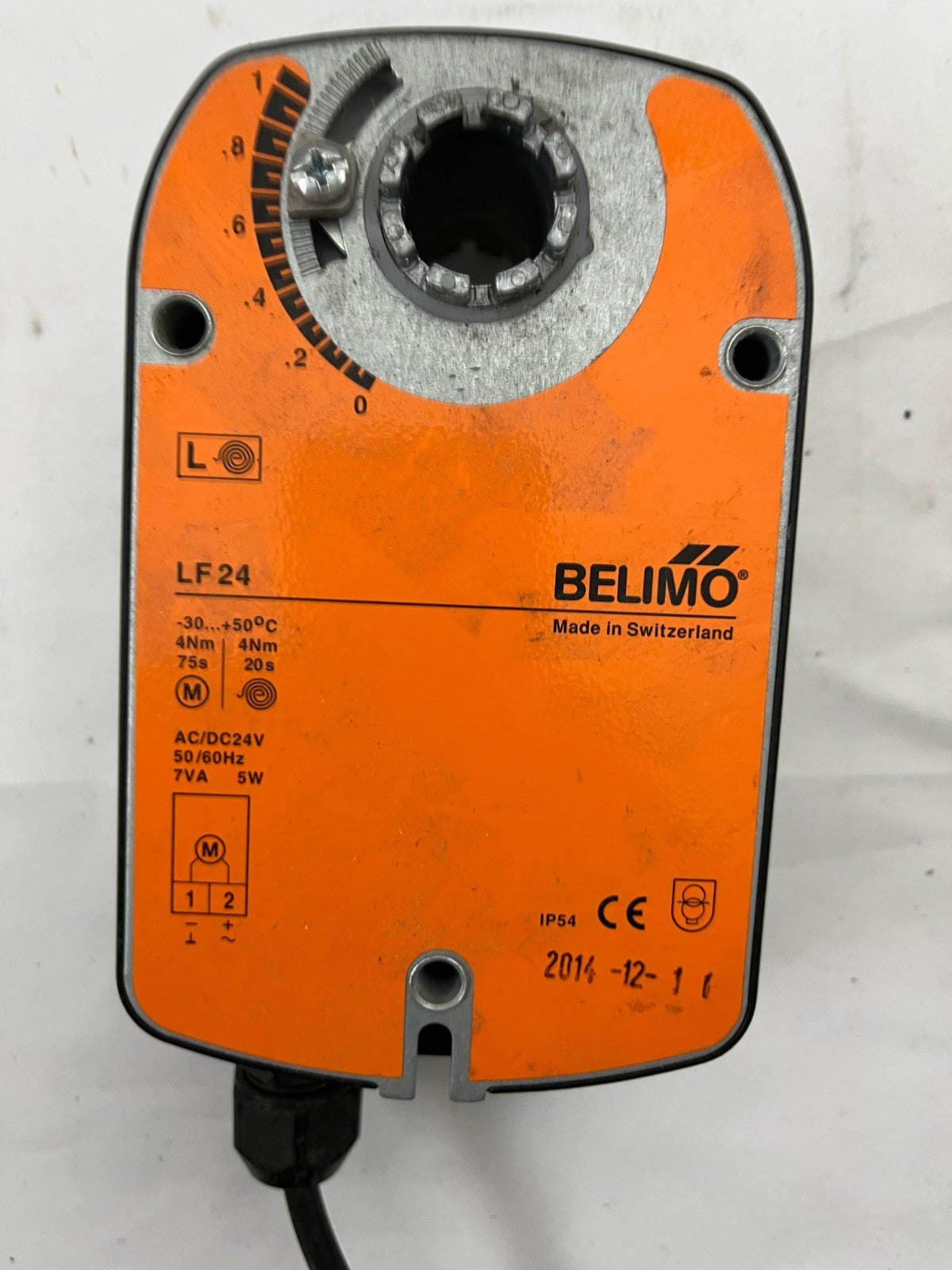 Belimo LF24 Rotary Damper Actuator 24V AC/DC 4Nm IP54 Spring Return Used Working