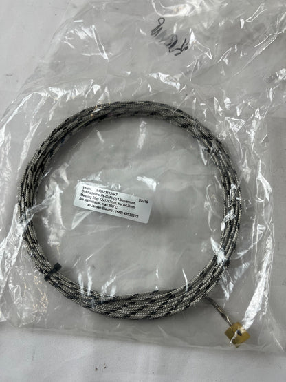 Type J Thermocouple Probe 5m Stainless Braided Cable 350°C Screw Mount New