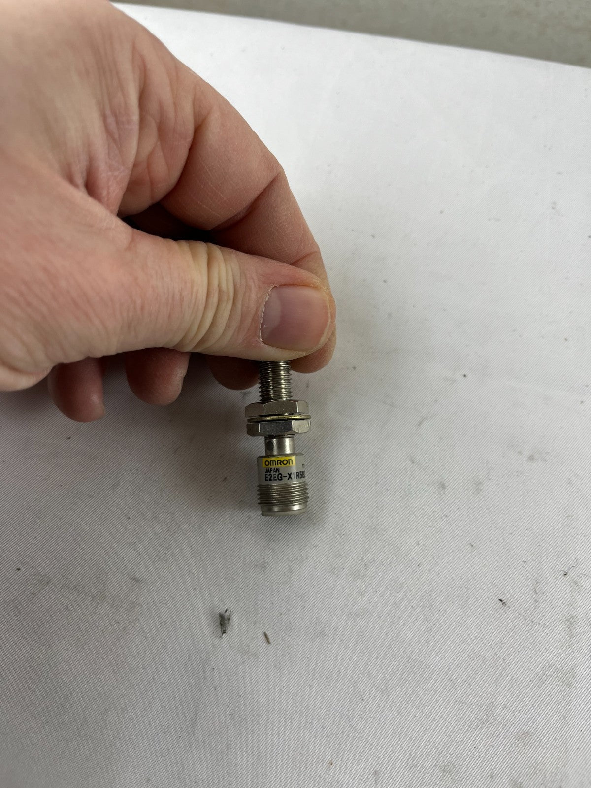 Omron E2EG-X1R5B2-M1 Inductive Proximity Sensor M18 10-30VDC Used Spare