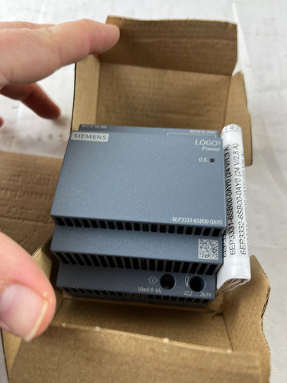 Siemens 6EP3333-6SB00-0AY0 LOGO! Power Supply 24V DC 4A New (Box Damaged)