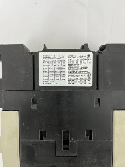Siemens 3RT1046-1AP00 SIRIUS Power Contactor 3-Pole 95A 230V AC 45kW - Used Good