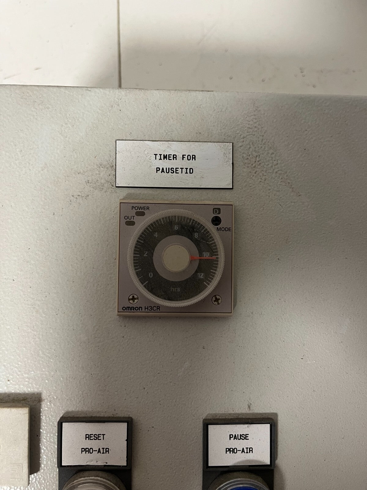 Industrial Control Panel w/ Omron H3CR Timer, Hager ERC216, Rittal Enclosure