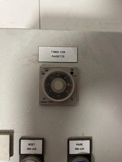 Industrial Control Panel w/ Omron H3CR Timer, Hager ERC216, Rittal Enclosure