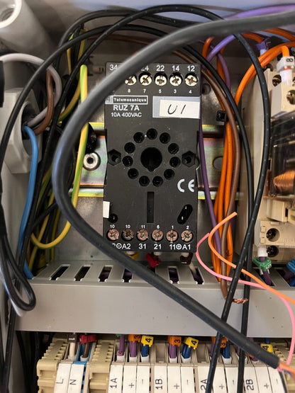 Industrial Control Box with Omron & Telemecanique Components – Used, Working