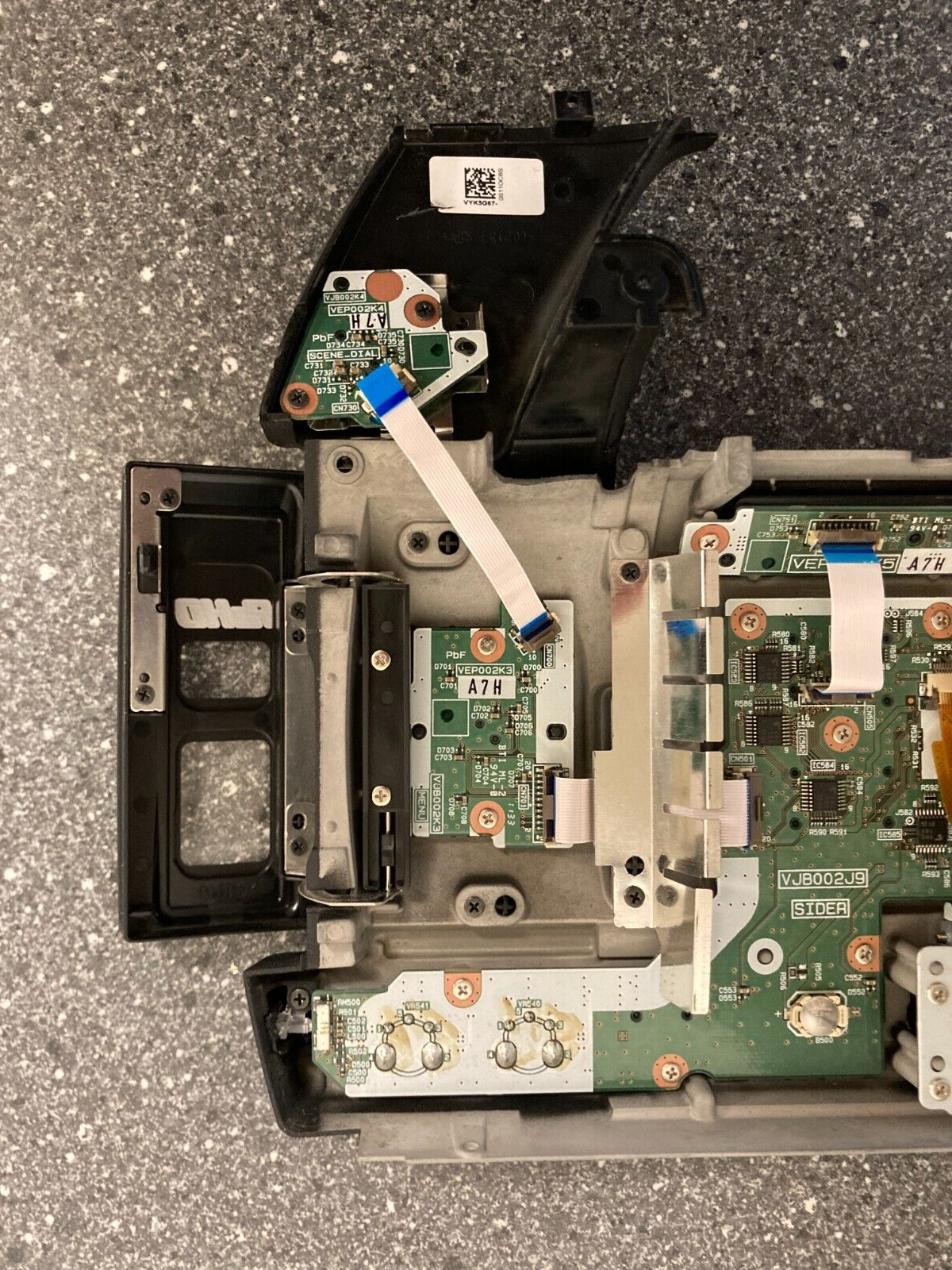 Panasonic AG-HPX250EJ P2 HD Camera Spare Part Control Panel Assembly