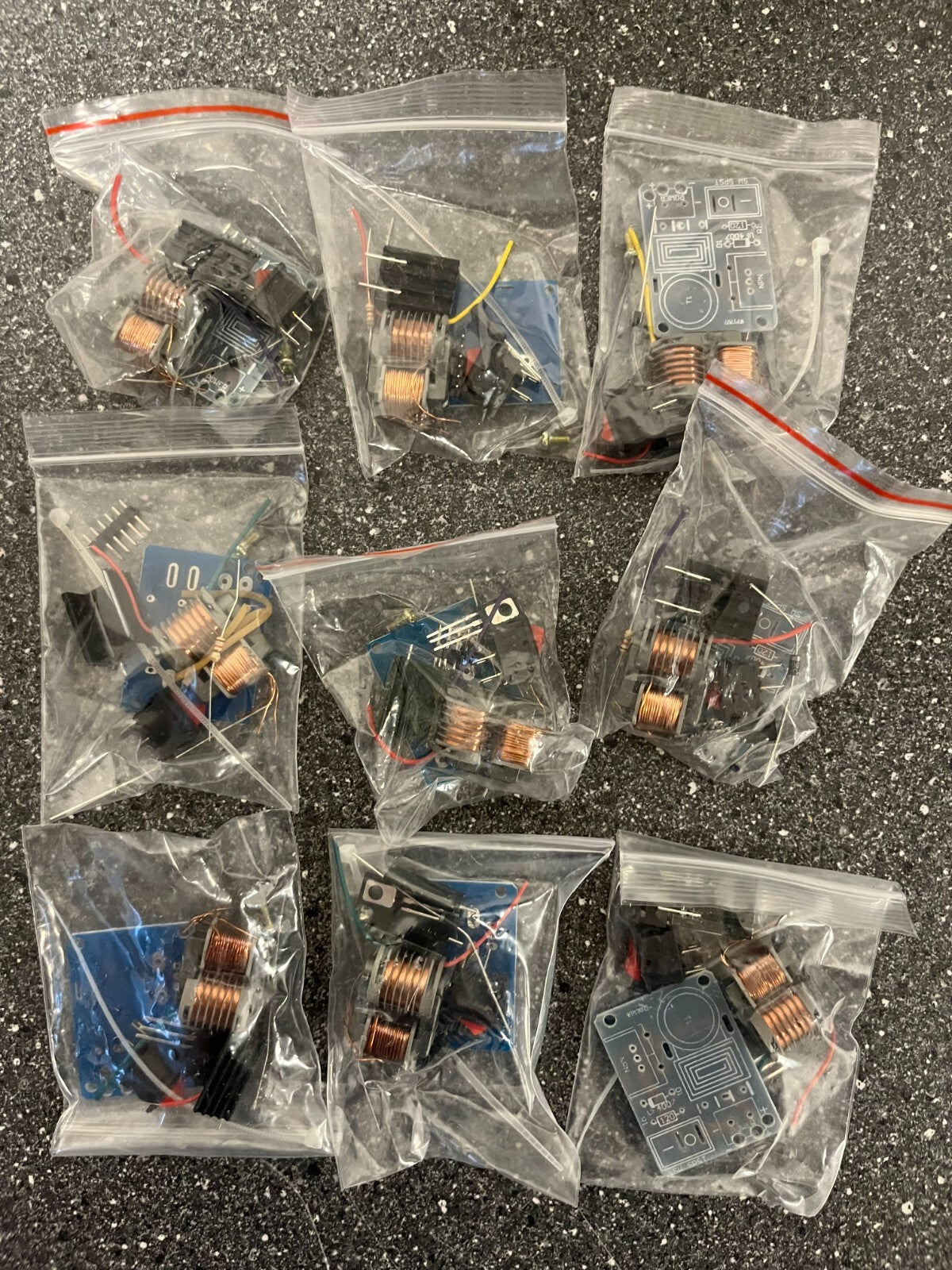 9x DIY Inductor Power Supply Kits - Step-Up/Step-Down DC-DC Modules New Unused