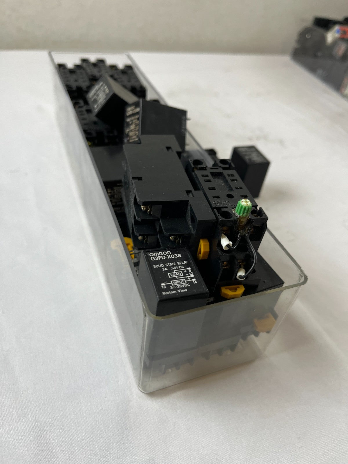 Omron G3FD-X03SN Solid State Relay + Socket Bulk Lot Used Condition Spares