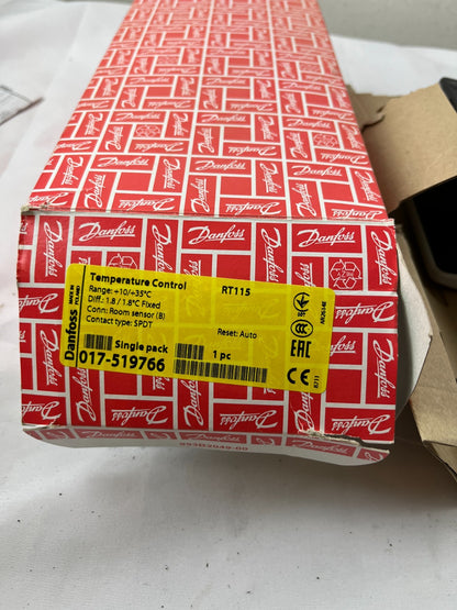 Danfoss RT115 Temperature Control Thermostat 017-519766 SPDT New In Box