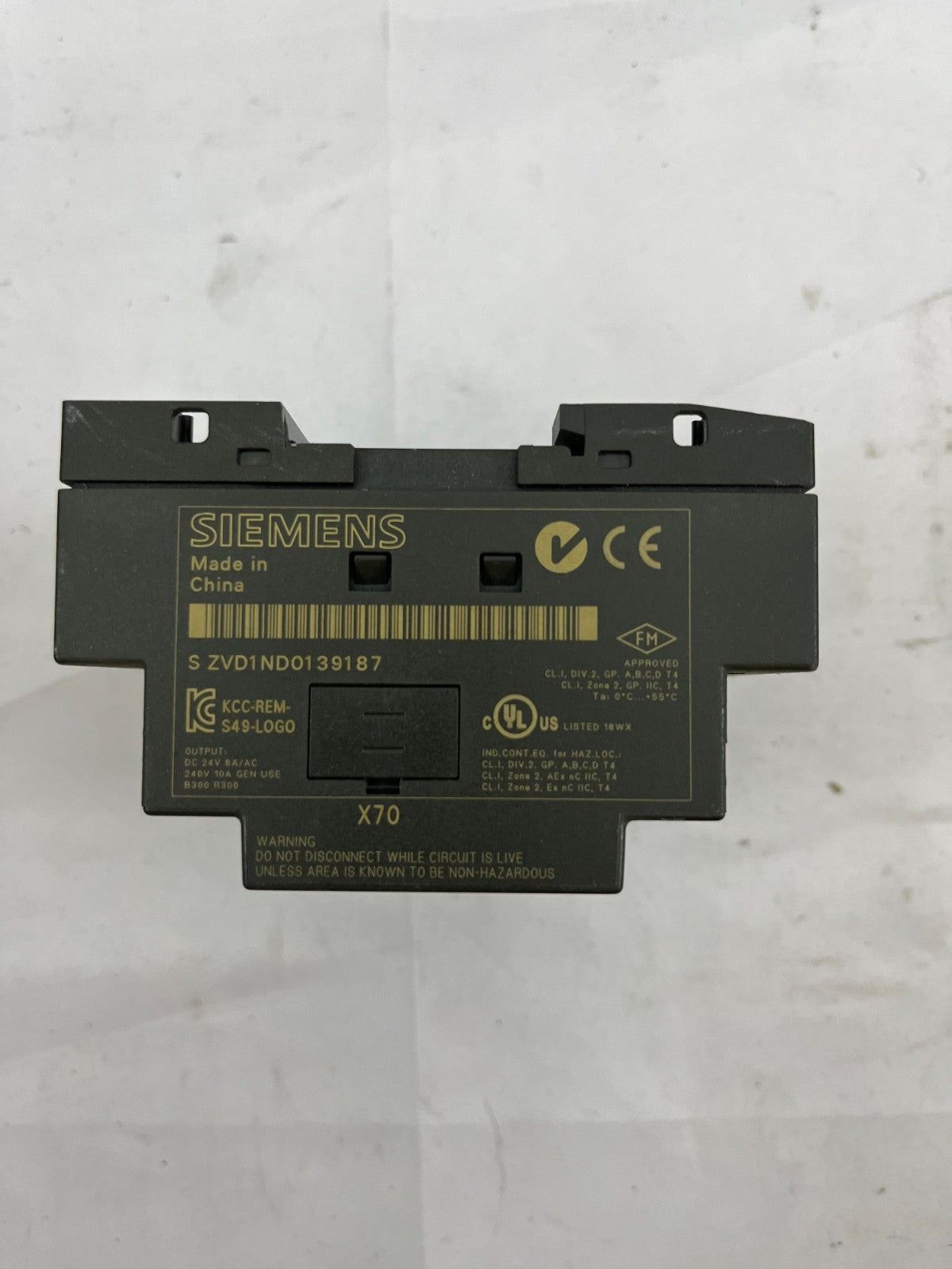 Siemens LOGO! 12/24RCo Logic Module 6ED1 052-2MD00-0BA6 | 8DI/4Relay DO | 12–24V