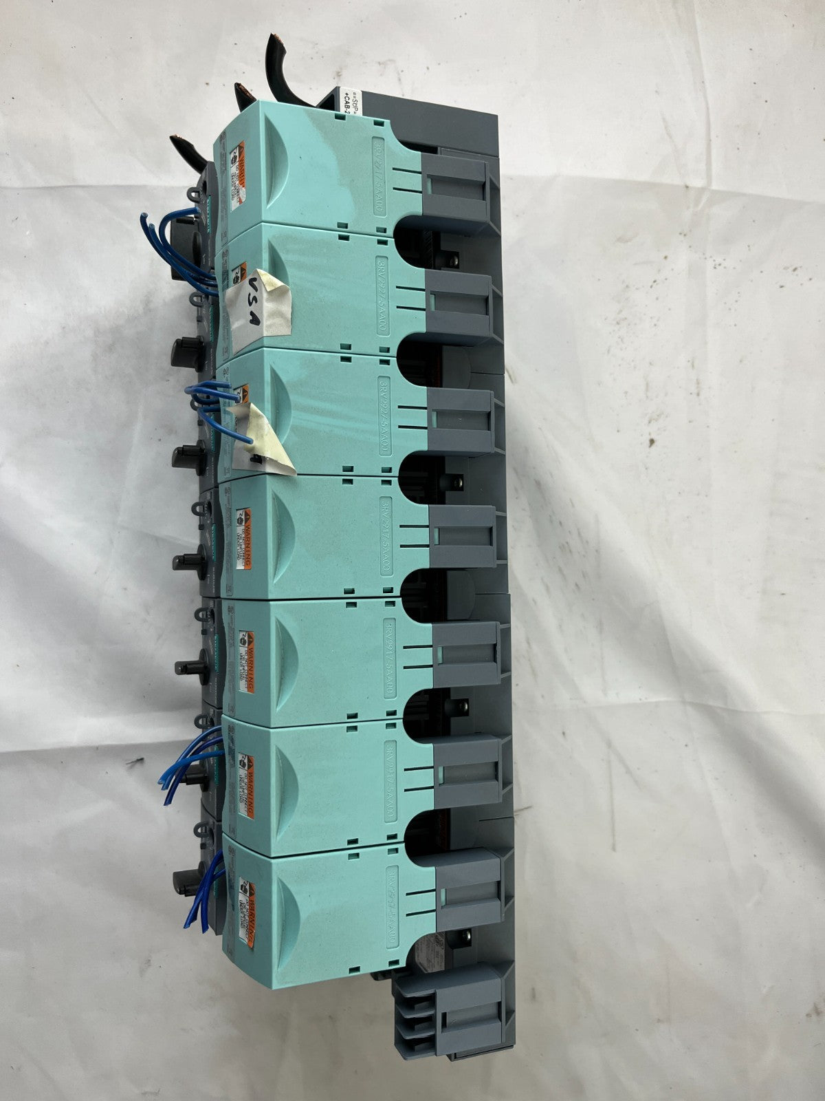 Lot 7x Siemens SIRIUS 3RV2011 / 3RV2021 Motor Protection Circuit Breakers Used