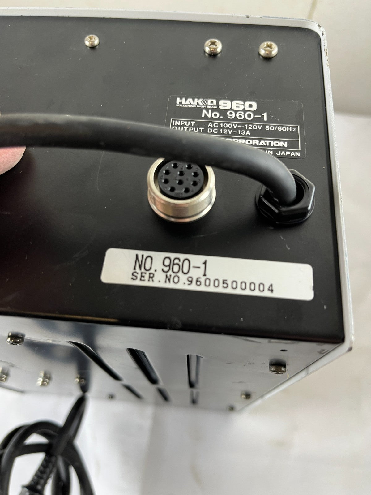Hakko 960-1 Soldering High Beam Control Unit AC100-120V Made in Japan Used