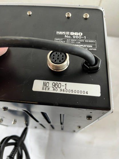 Hakko 960-1 Soldering High Beam Control Unit AC100-120V Made in Japan Used