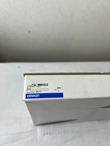 Omron FQ-WN002 Ethernet Cable 2 m for FQ Series Vision Sensor New Unused Spare