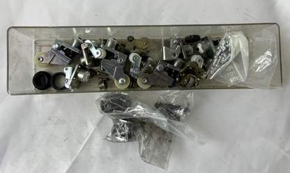 Industrial Limit Switch Parts Roller Lever Actuator Mixed Lot Metal Assemblies