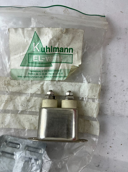 Kuhlmann EL-Varme Dual Terminal Heater Element Bracket Assembly New Old Stock