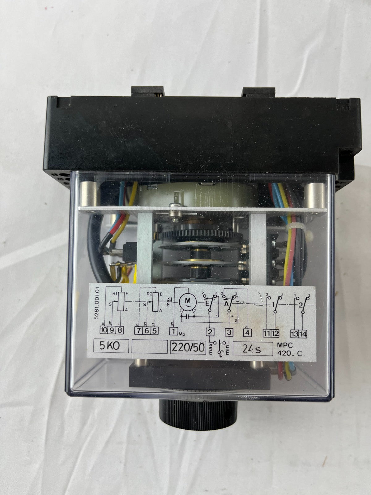 5KO 05012A033 Motor Timer NEW 220V 50Hz 24s Delay MPC 420C Relay Control