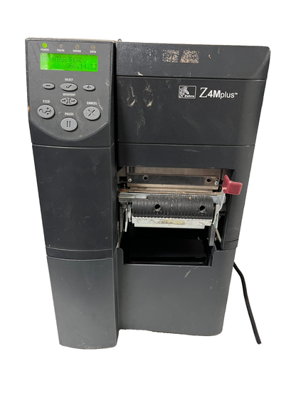 Zebra Z4Mplus Z4M00-200E-5030 Thermal Label Printer 203DPI Working Condition