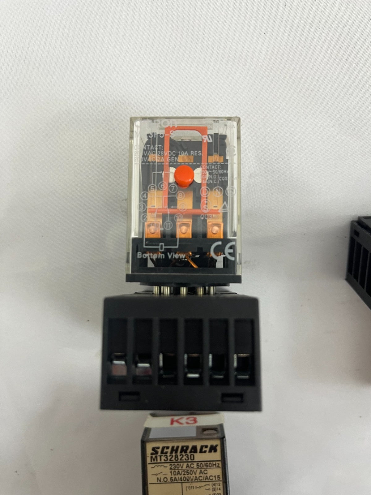 Carlo Gavazzi ZPD 12 & Schrack MT328230 Relay Bundle – 230V 10A Industrial Used