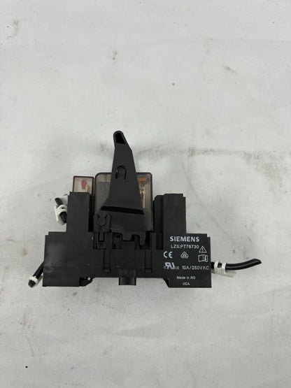 14x iemens Relay Unit LZS:PT3A5L24 Complete 3CO 24VDC + LZX:PT370024 Relay
