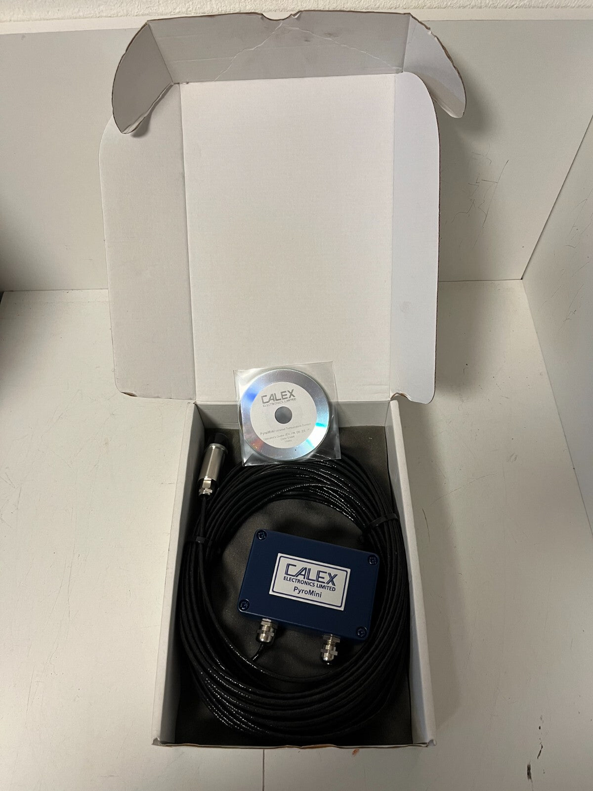 Calex PyroMini PM-JA-201-HT-CB Infrared Temperature Sensor 20m Cable New