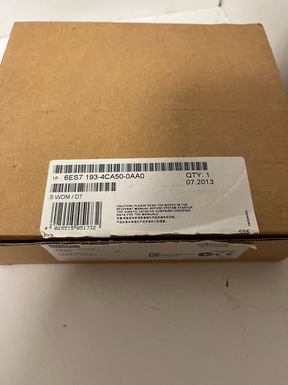 Siemens SIMATIC ET200S Terminal Module 6ES7 193-4CA50-0AA0 Lot of 5x New in Box